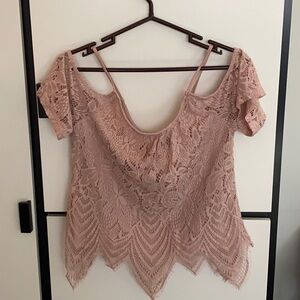 Alya Pink Blouse Small